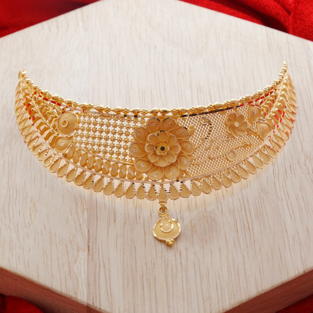 Thick Chain Link Choker, Gold Choker Necklace For Women, Gold Statement Necklace, Wide Gold Choker Collar, Christmas Gift SET For Wife