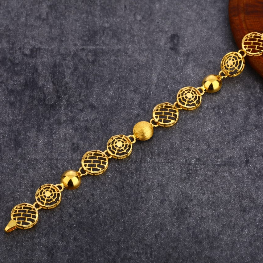 916 Gold Ladies Plain Exclusive Bracelet LPBR72