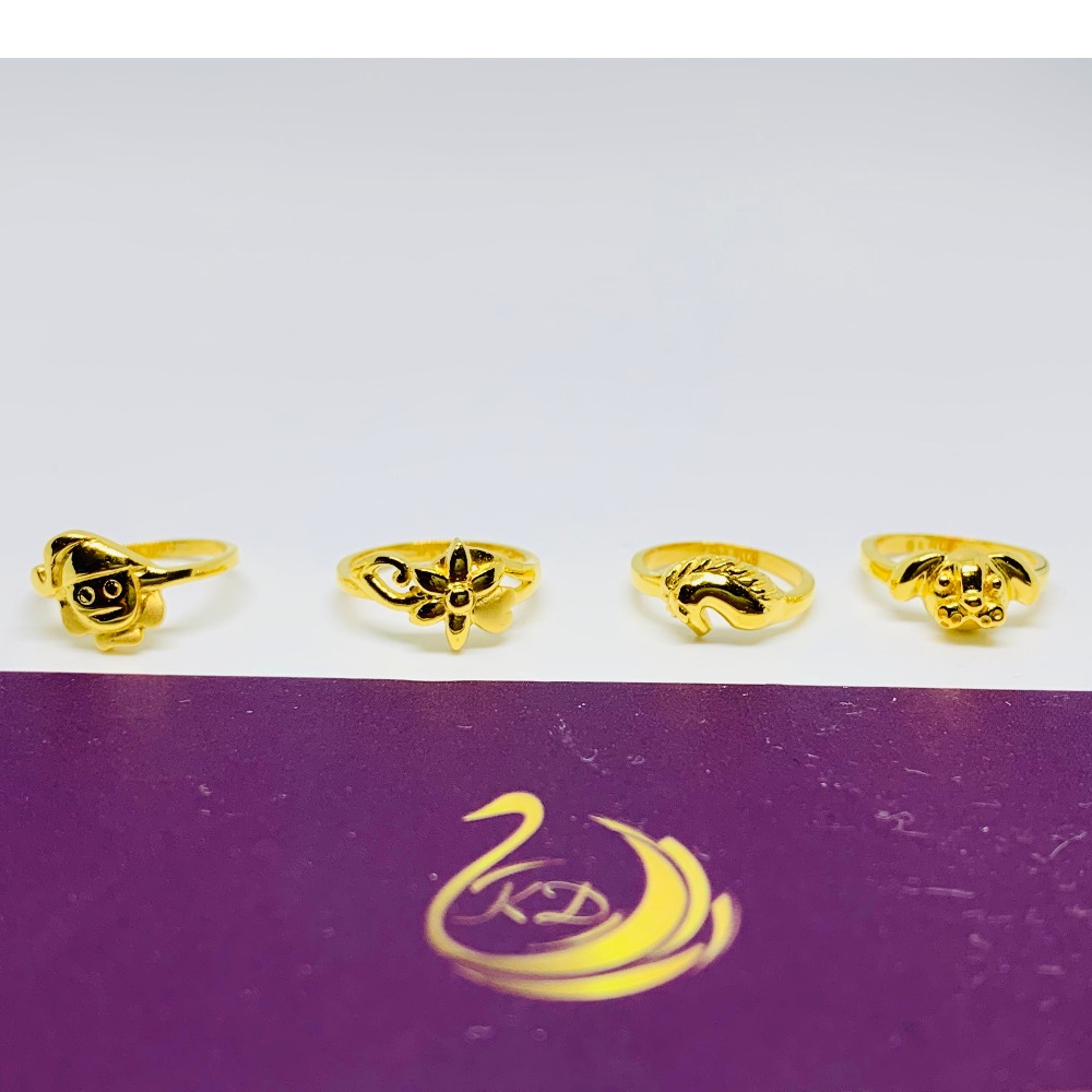 916 Gold Plain Casting Baby Ring