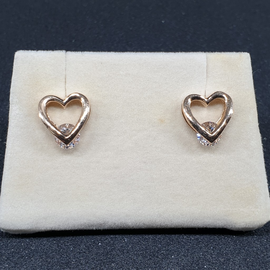 18k Rose Gold Earring
