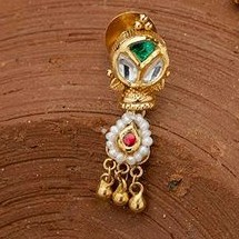22KT/ 916 Gold antique bridle Jesalmeri long Necklace set for ladies