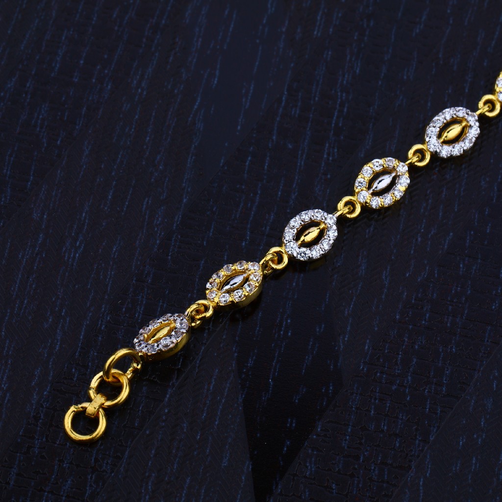 18K Gold Bracelets for Women Dainty Yellow Gold India  Ubuy