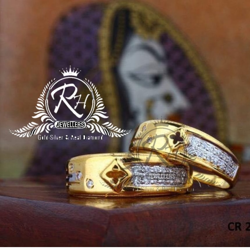 22 carat gold classic diamond rings RH-CR803