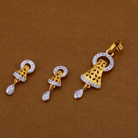 22 carat gold ladies classical ladies  pendants set RH-PS714