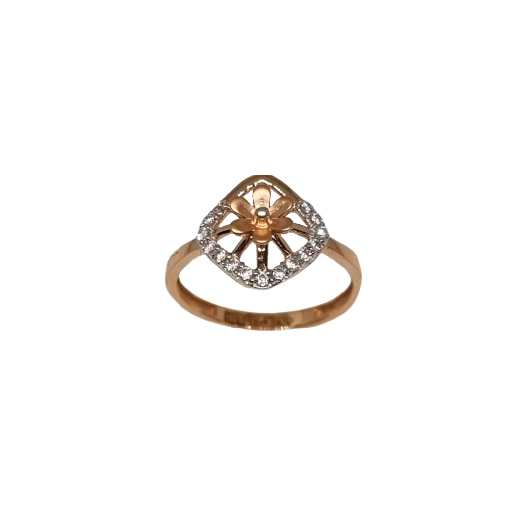 18K Rose Gold Flower Shape Designer Ring MGA - LRG1294