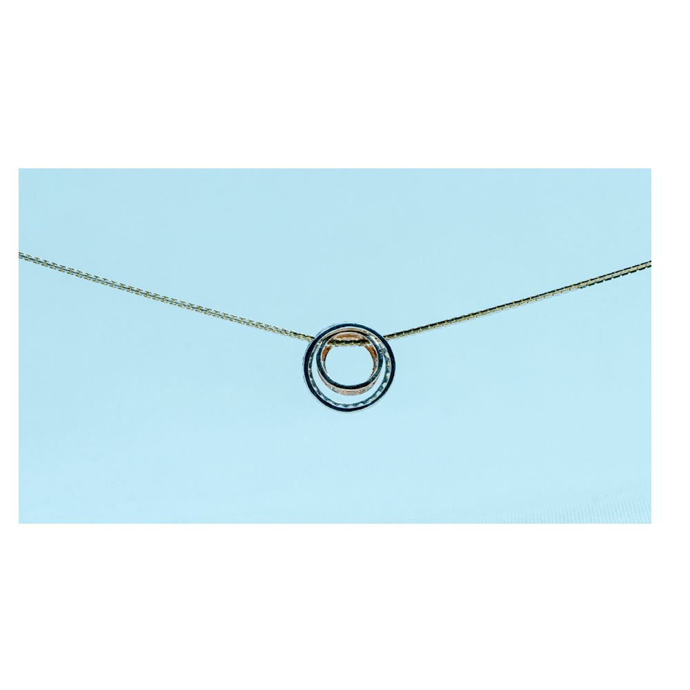 Classic silver pendant chain dk1-238