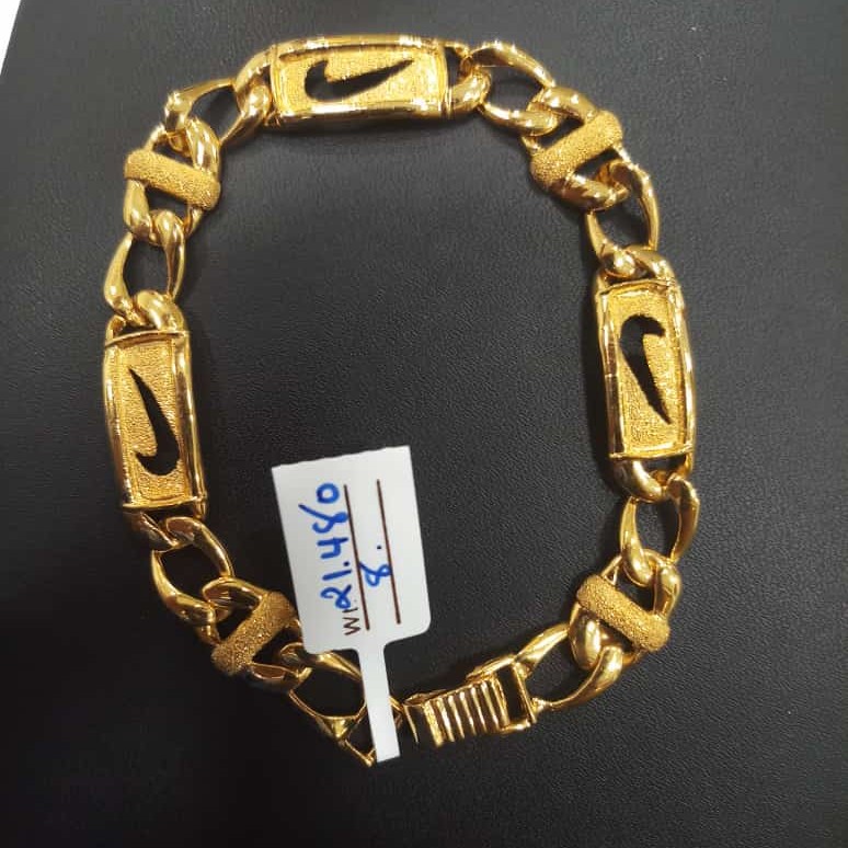22 kt gold fancy chain