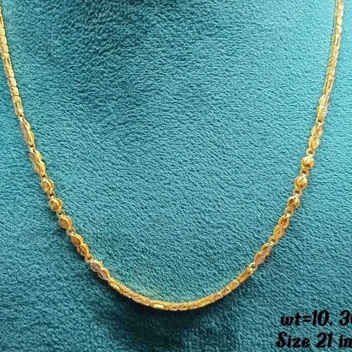 22crt gold handmade chain