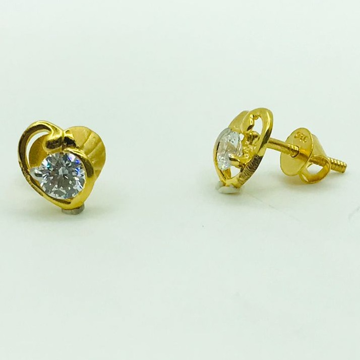 Buy quality 916 GOLD SQUARE DESIGN EARRING in Ahmedabad