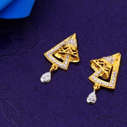 18KT Gold Classic Ladies Fancy Pendant Set FPS338