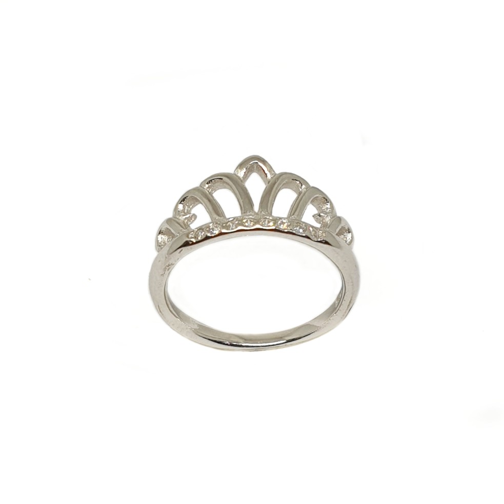 Buy Queen Crown Shape Real Diamond Ring Online | Bariki Jewellery -  JewelFlix