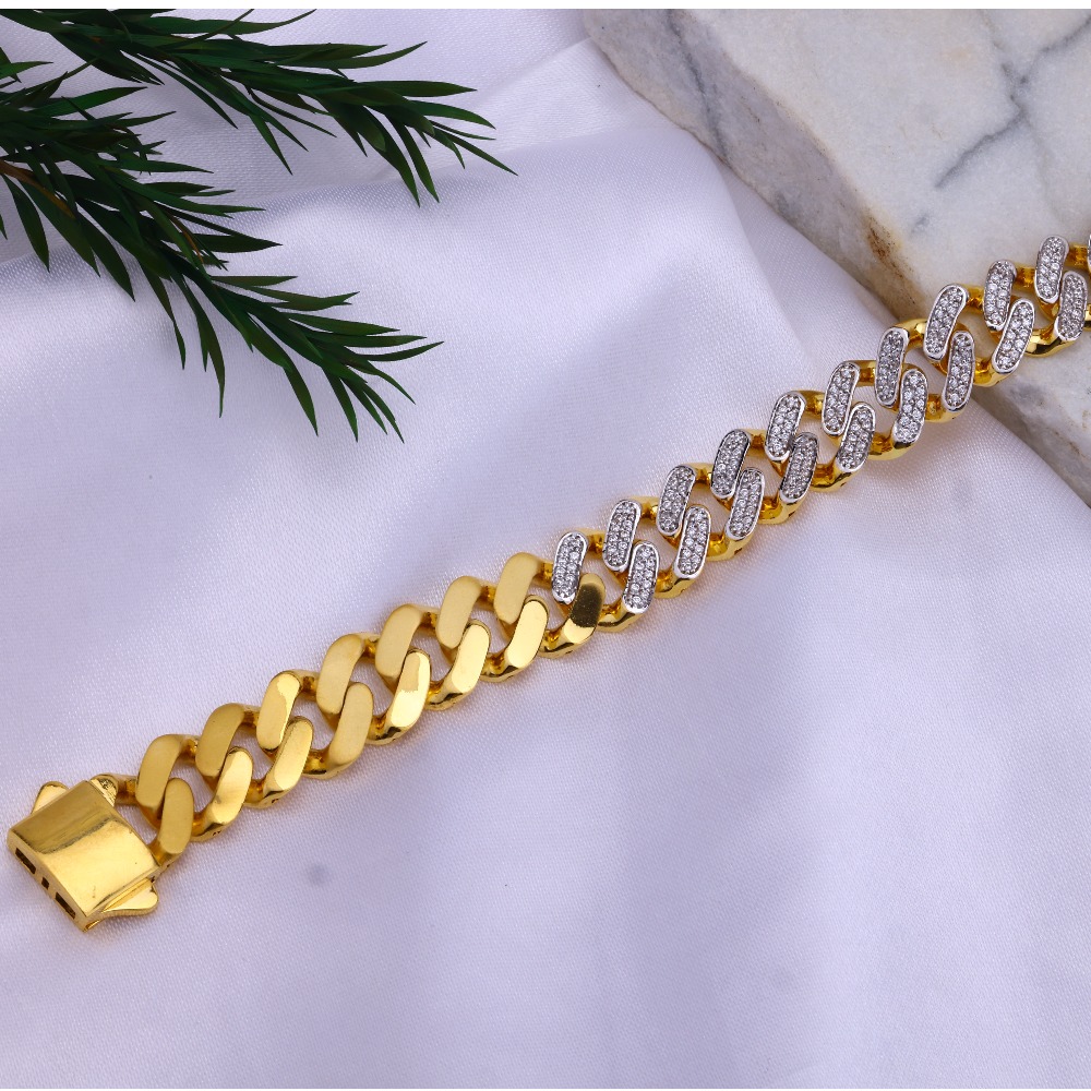 gorgeous gold Gents bracelets in 22k
