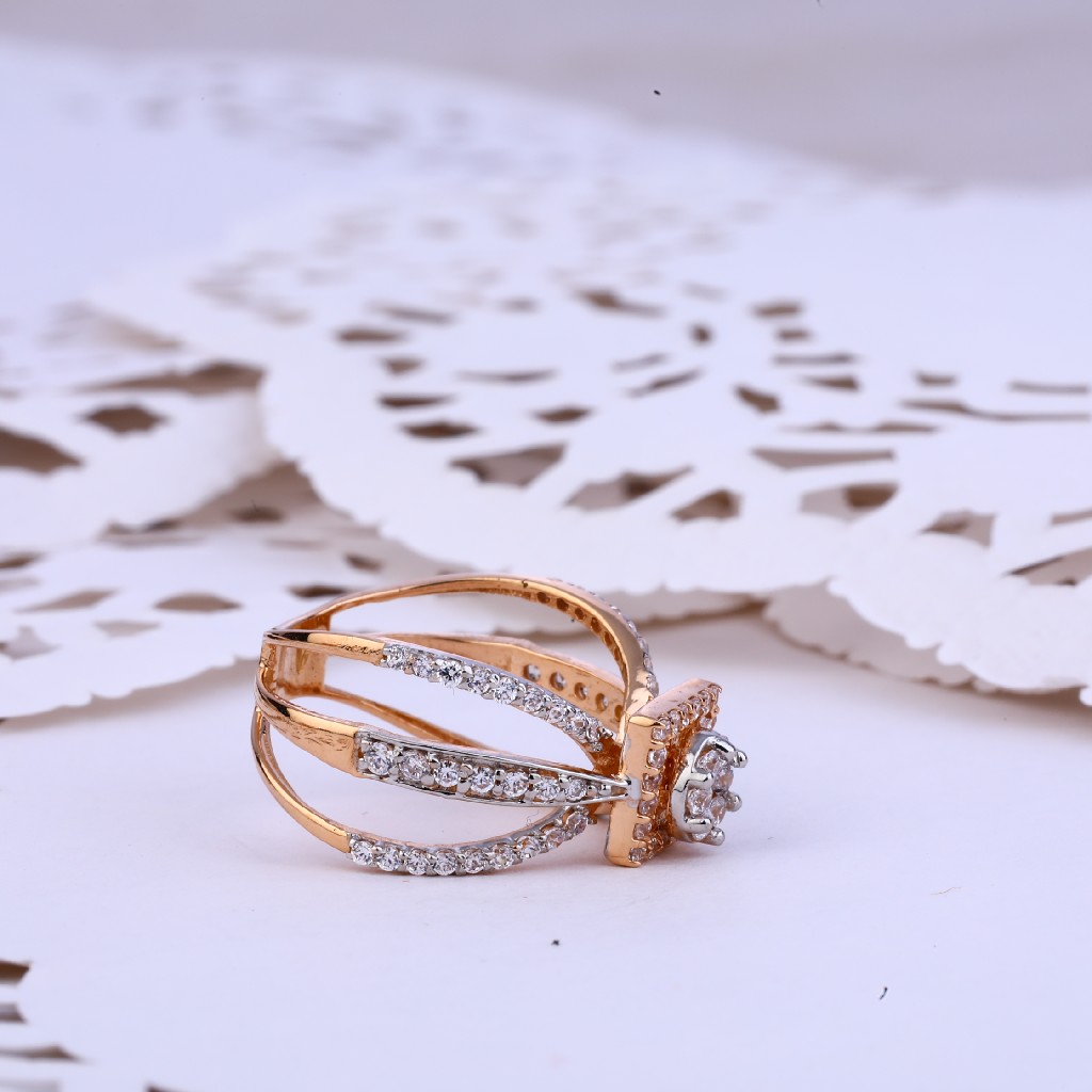 Rose Gold Ladies Ring-RLR280