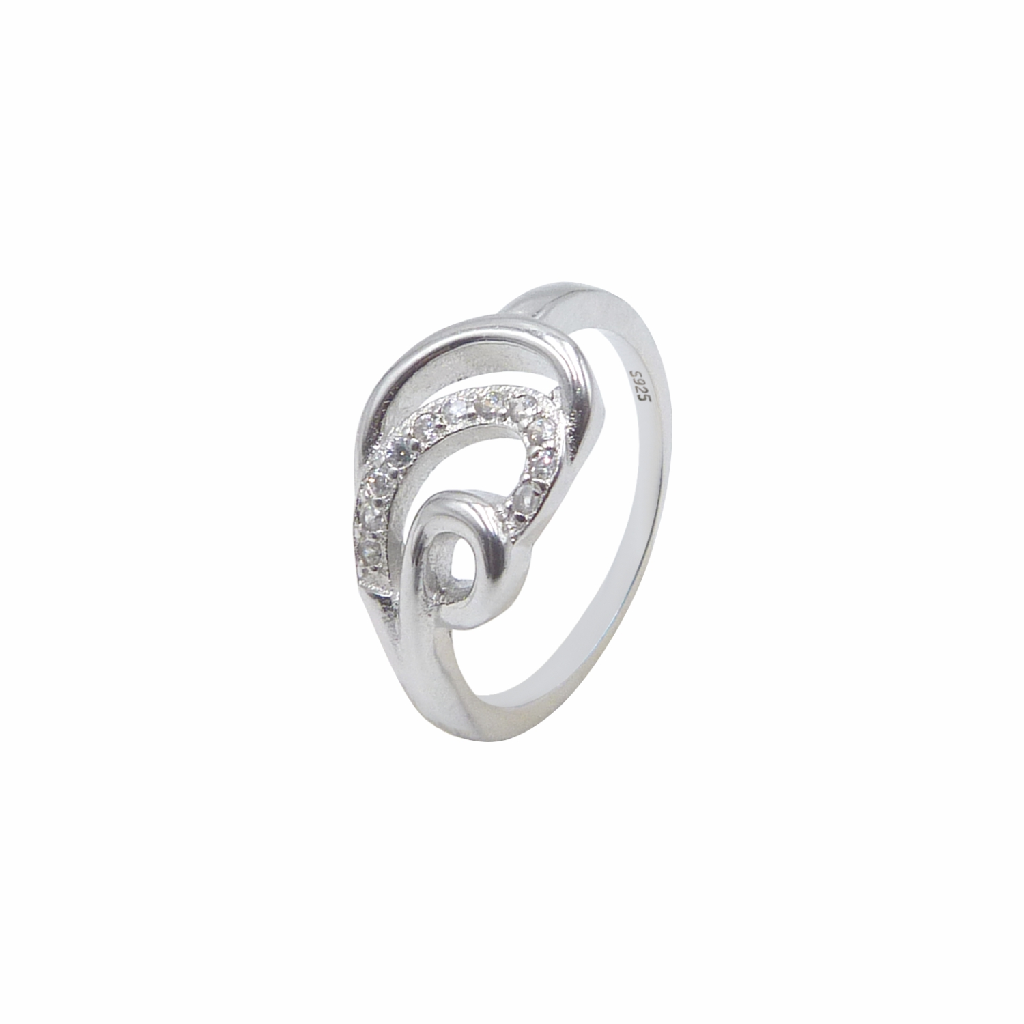 Trendy 925 Silver Lady Ring