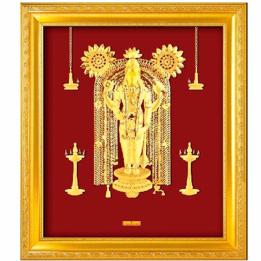 Guruvayoorappan gold locket online Clearance