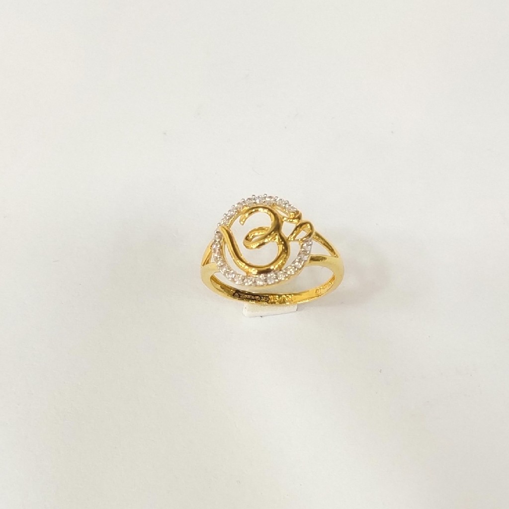 22ct Yellow Gold Om Ring - £140.00.00 (SKU:30086)