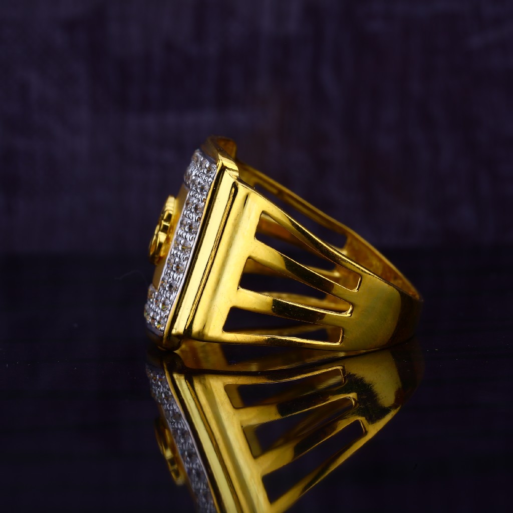 Manufacturer of Mens god gold ring-mgr67 Jewelxy 140507