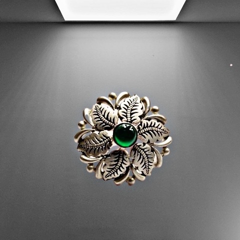 92.5 antique silver ring