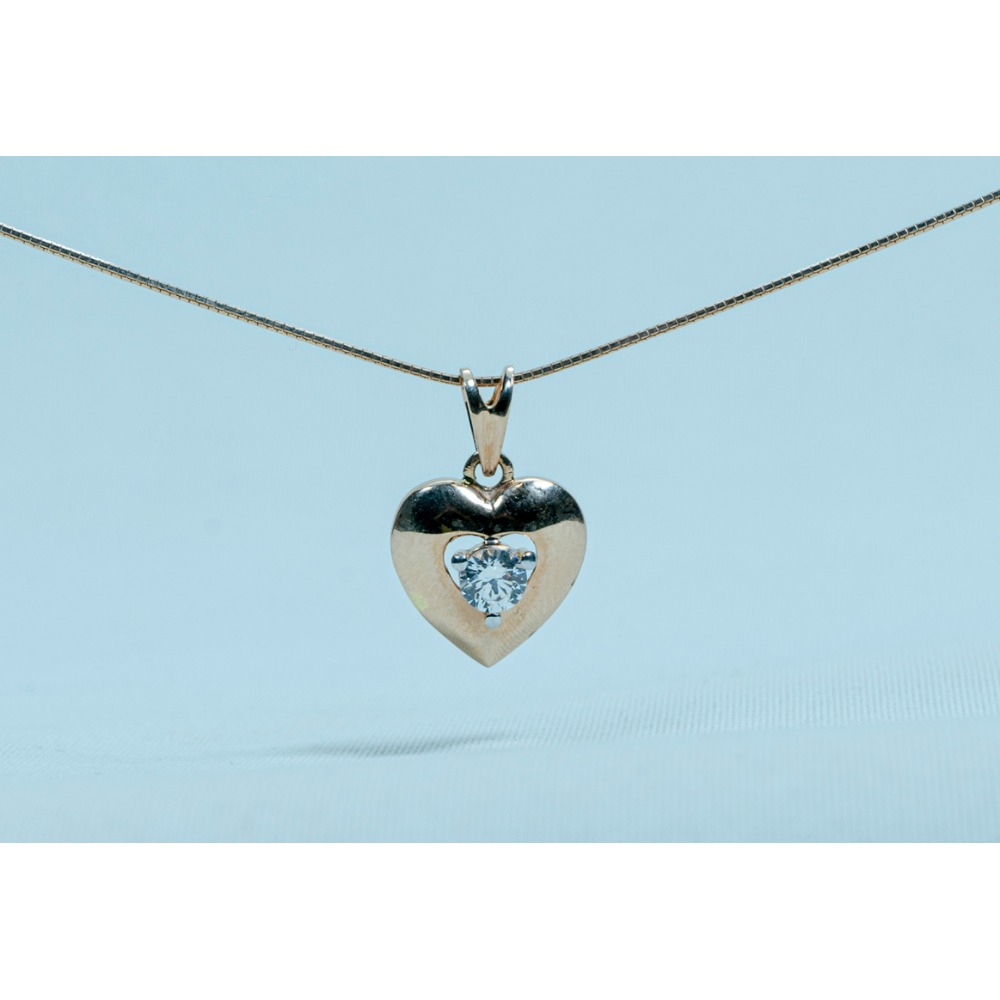 Heart Design Gold Necklace Set PS5-241