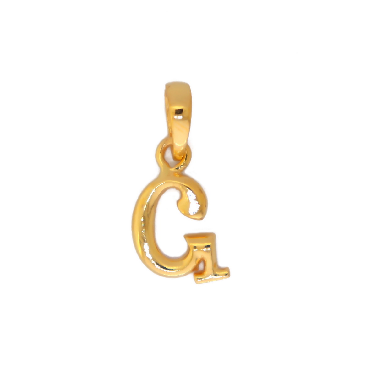 Plain hot sale gold pendant