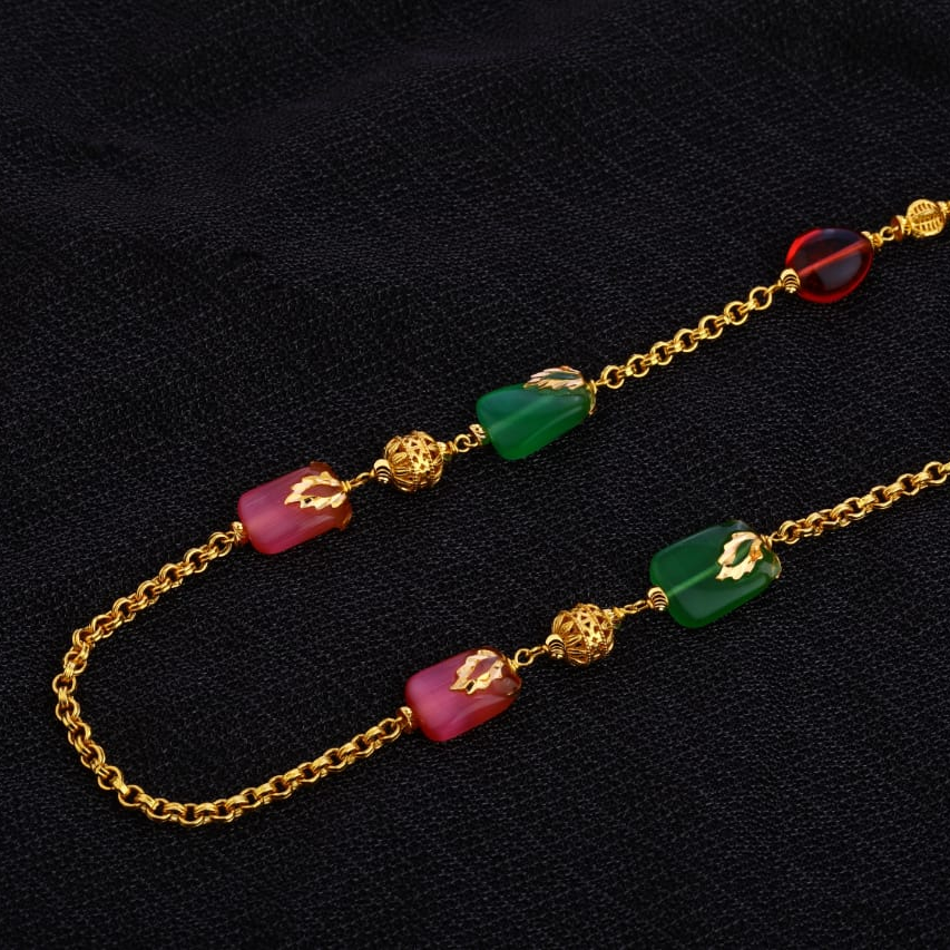 916 Gold Antique Delicate Ladies Chainmala AC174