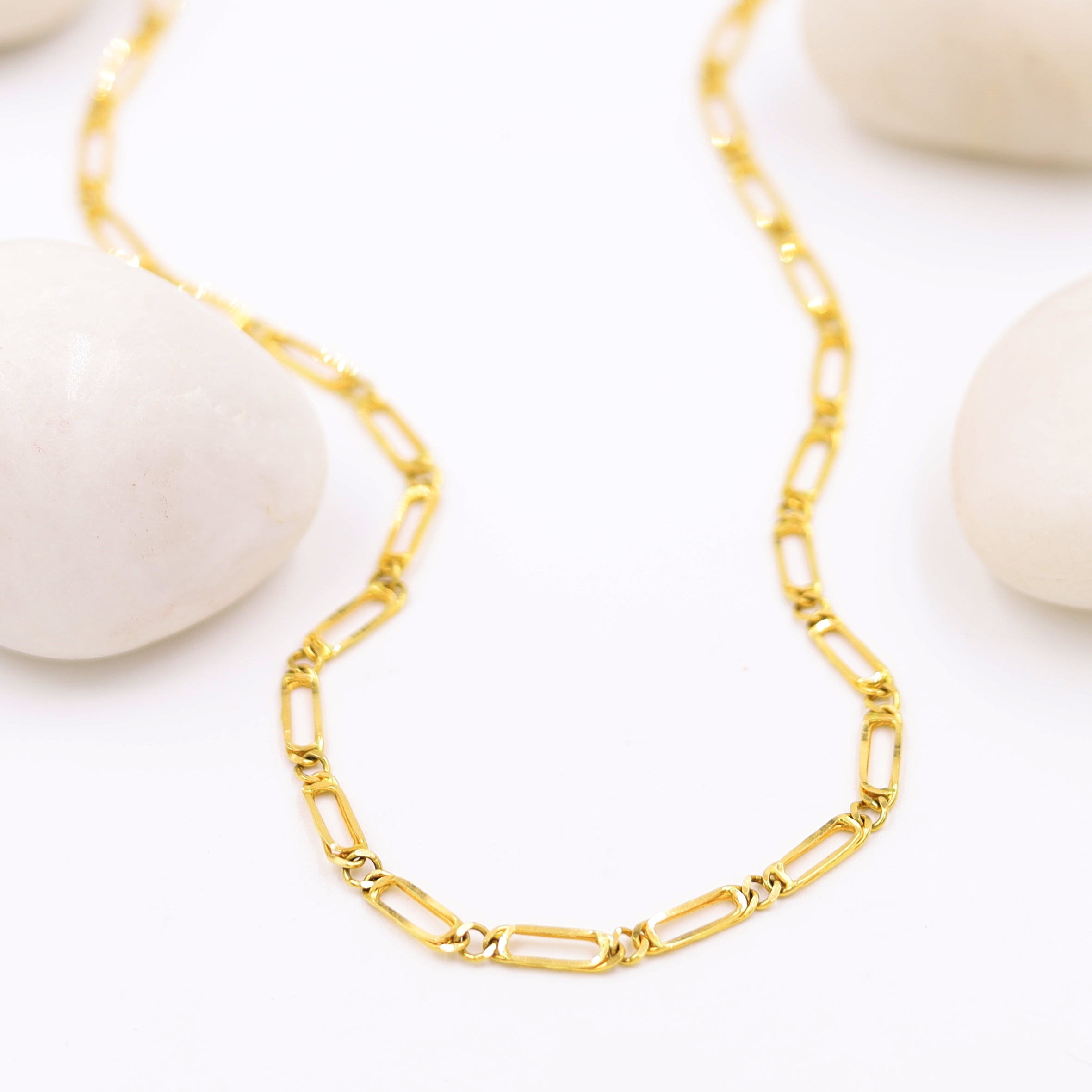 Handmade Link Gold Chain For Men