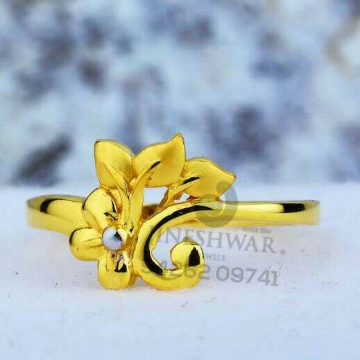 Buy quality Gold 22.k Simple Design Ladies Ring in Ahmedabad