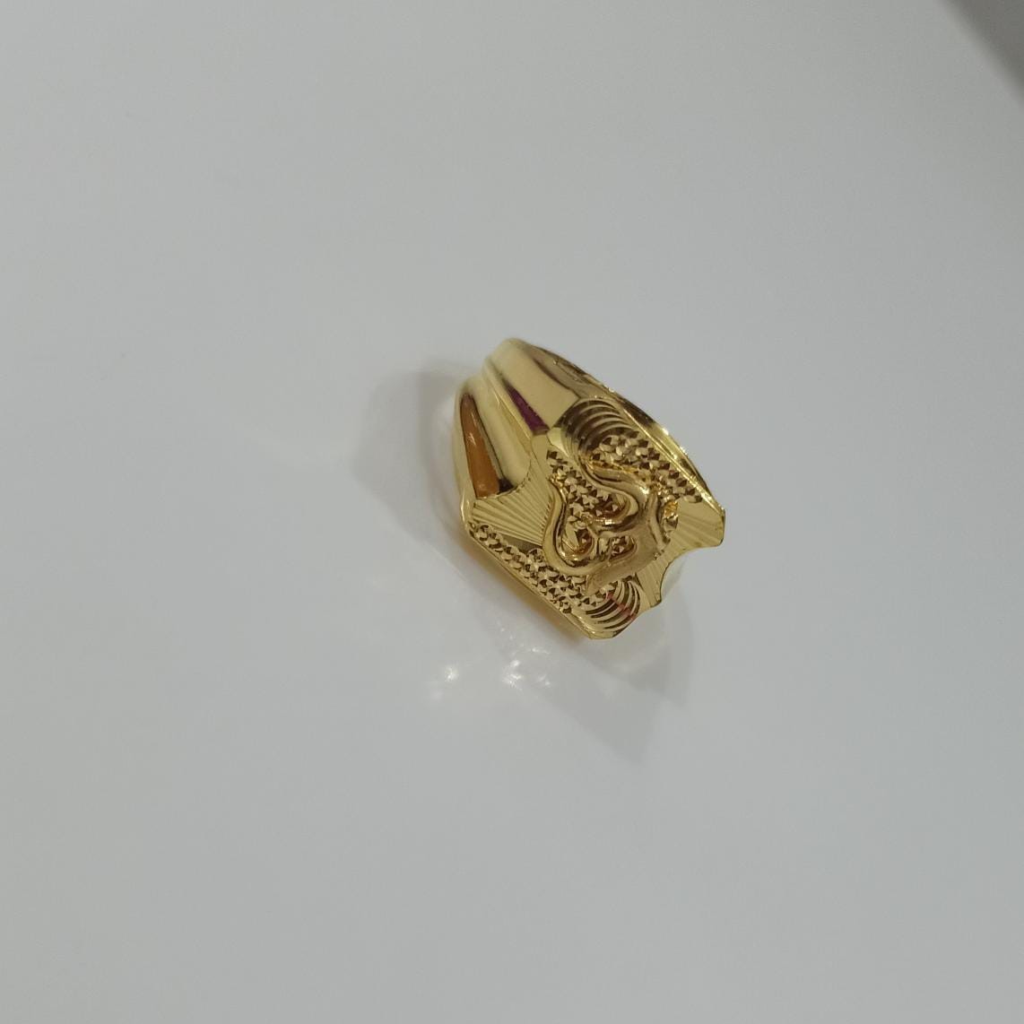 22K Gold Aum Design Ring