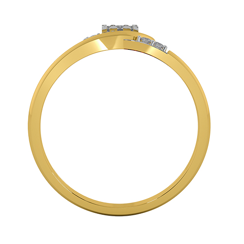 The diamond loop ring