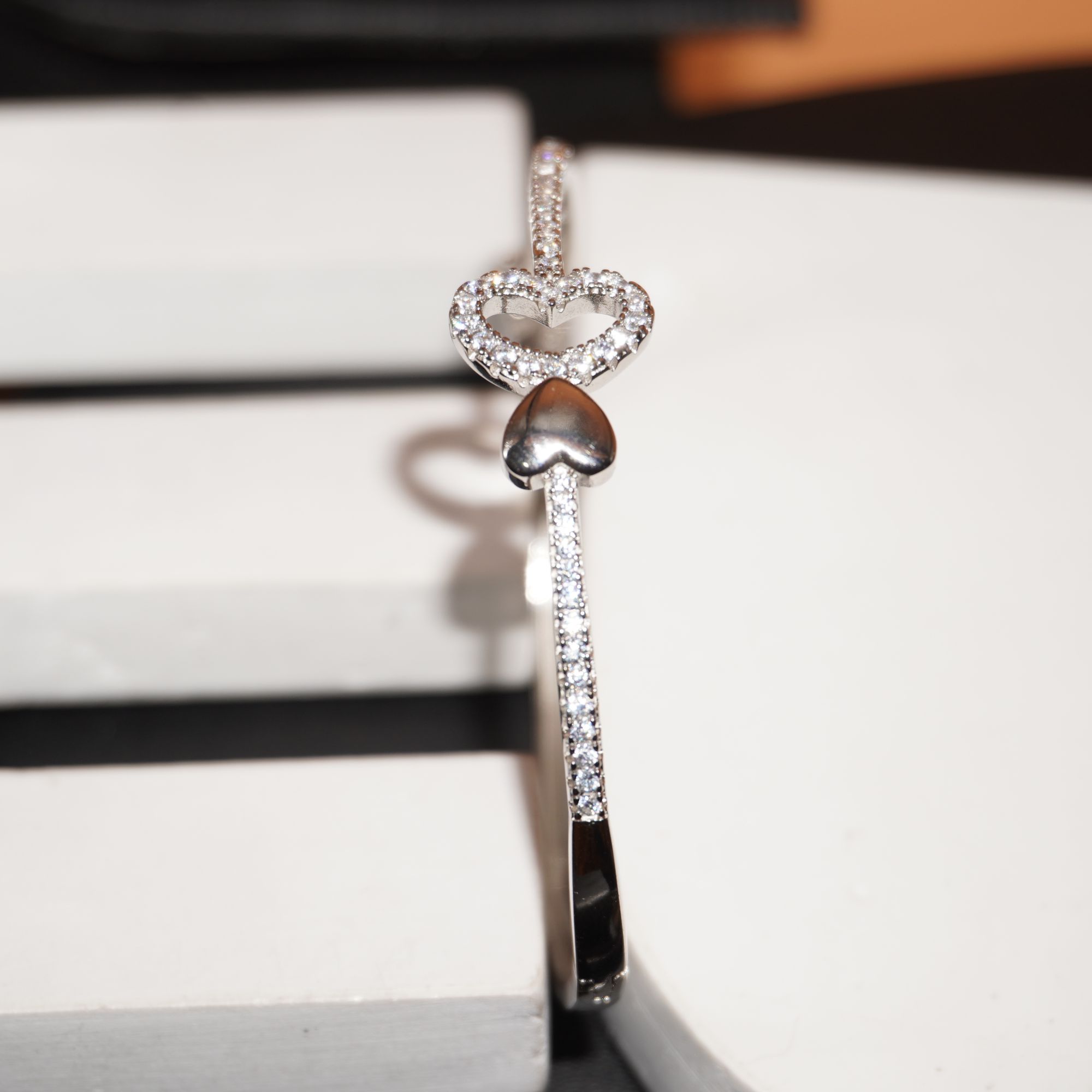 925 Silver Stunning Diamond Kada 121R139