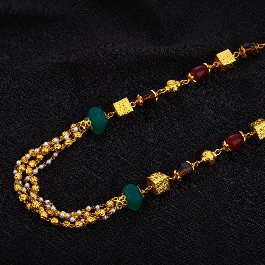 916 gold antique ladies chainmala ac170
