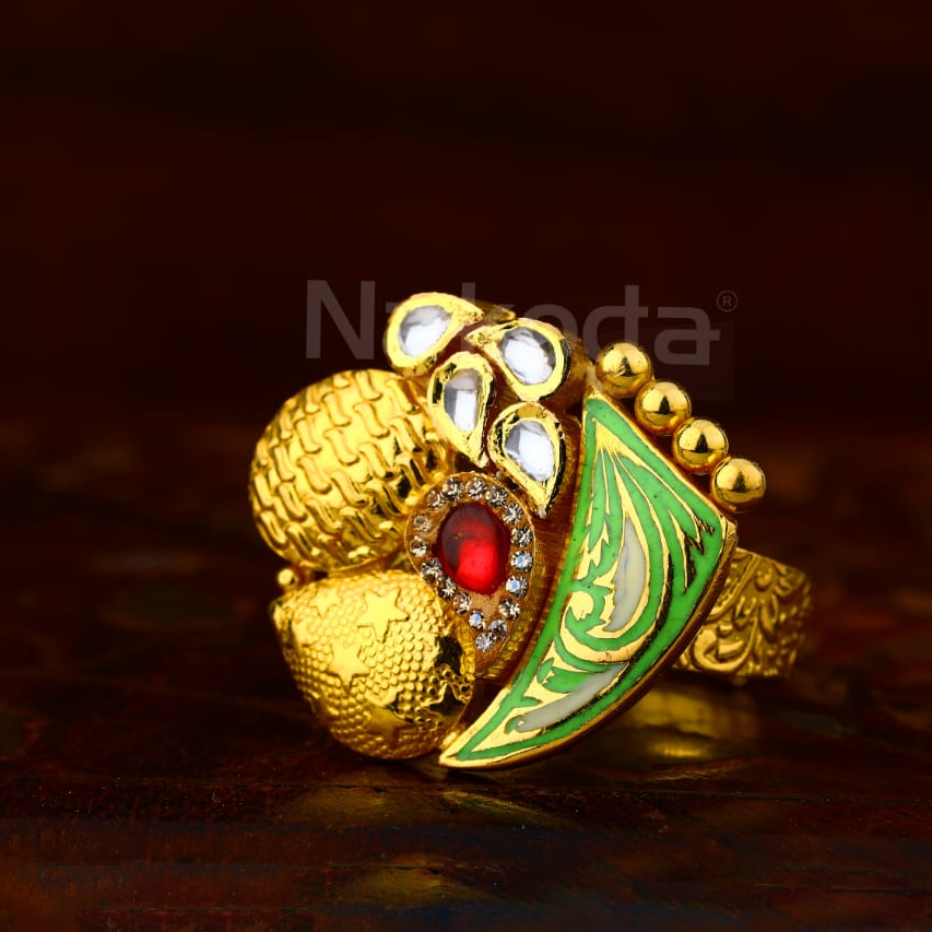 916 Gold Hallmark Classic Ladies Antique Ring LAR328