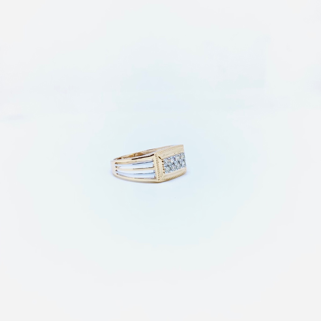 BRANDED REAL DIAMOND FANCY RING