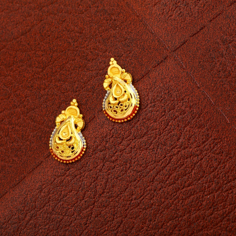 Buy quality 916 Gold Hallmark New Stylish Design Tops in Ahmedabad