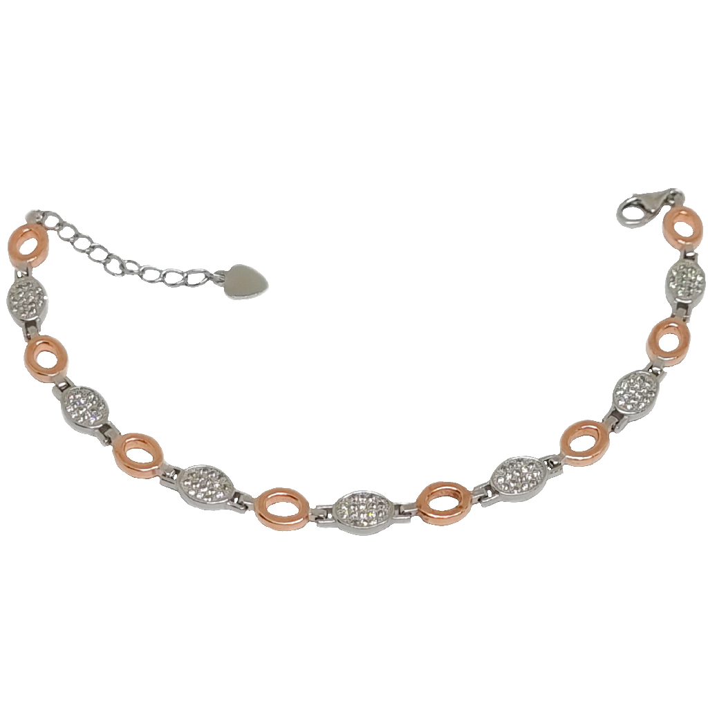 Beautiful Bracelet Made with Love In 925 Sterling Silver MGA - BRS2122