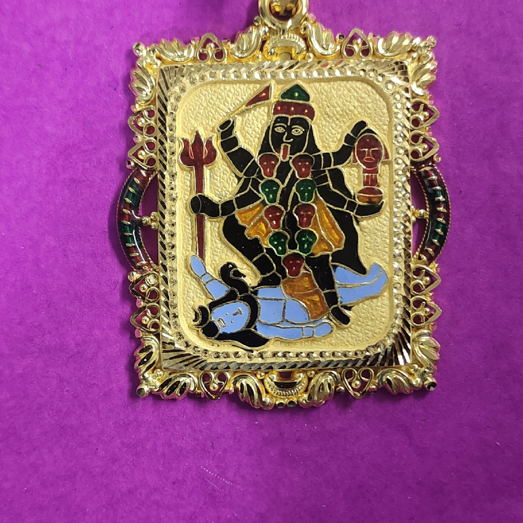 Buy quality Gold Mahakali maa mina pendant in Ahmedabad