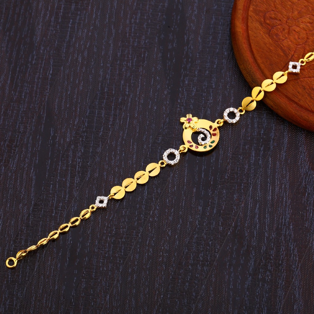 22CT Gold Classic Ladies Bracelet LB308