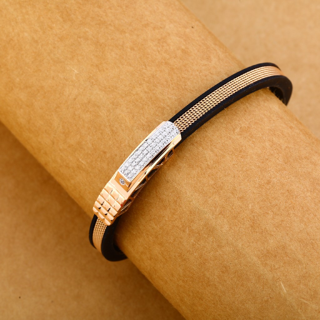 rose gold mens bangle