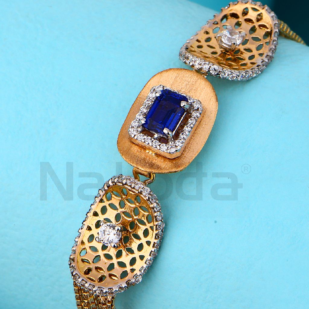 750 Rose Gold Women's Kada Bracelet RLKB429