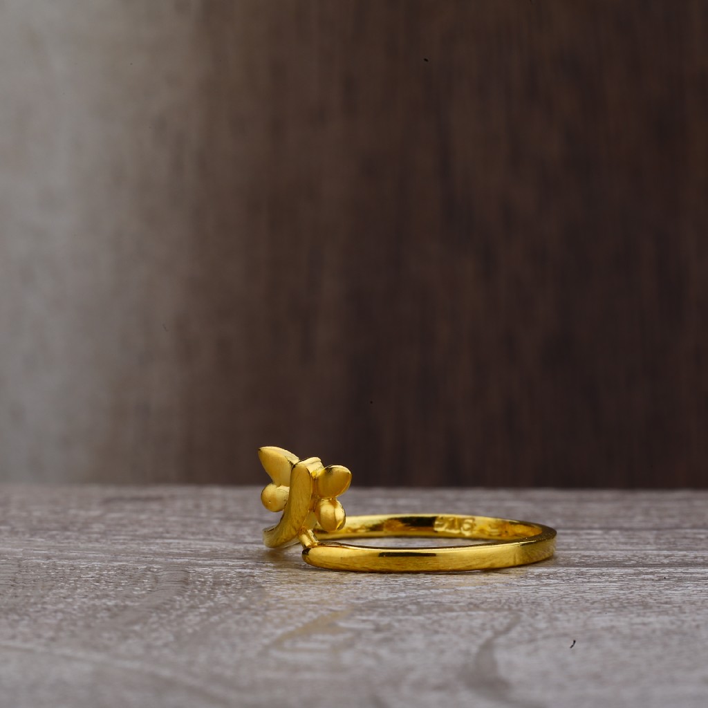 22ct Gold Plain classic Ring LPR176