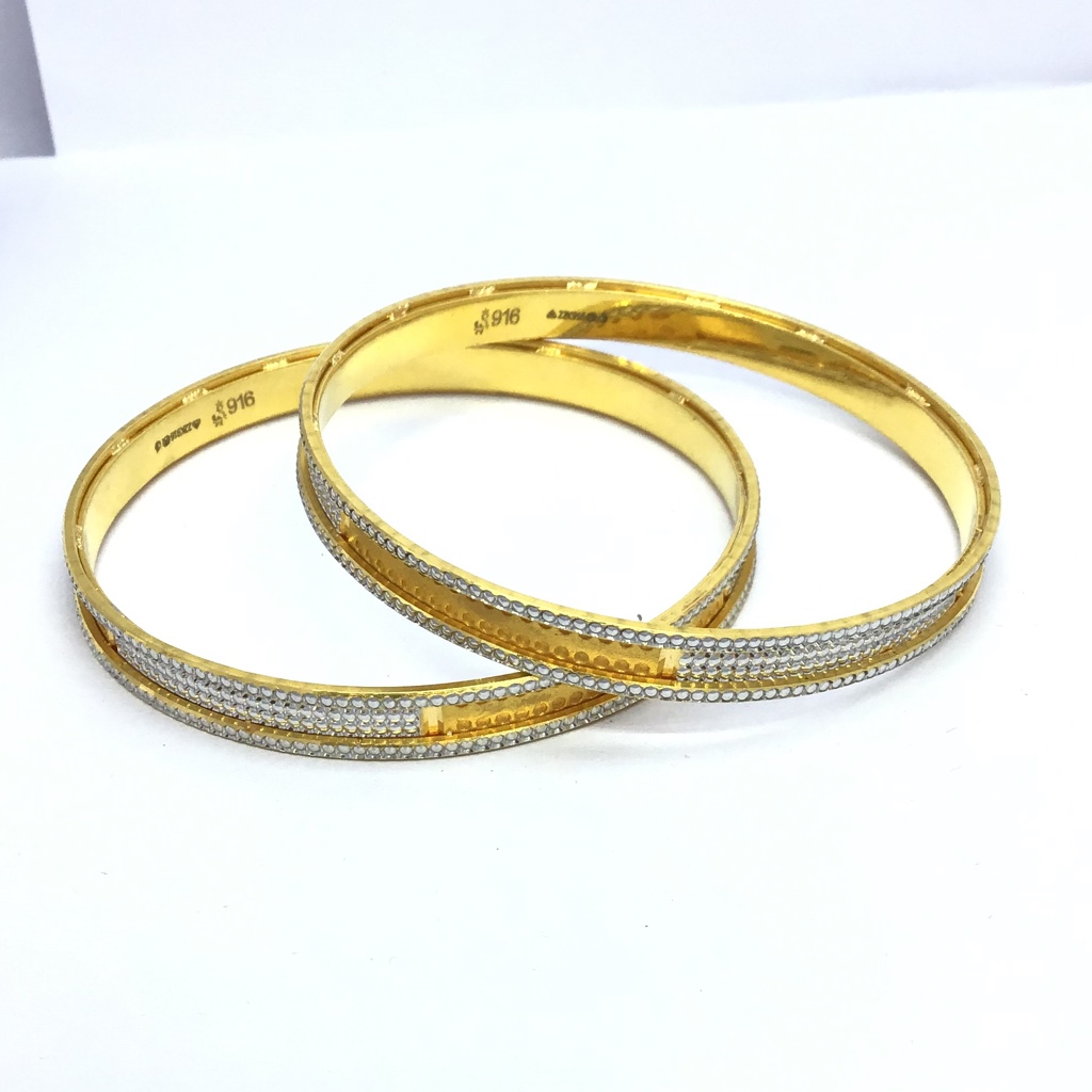FANCY GOLD BANGLES FOR LADIES