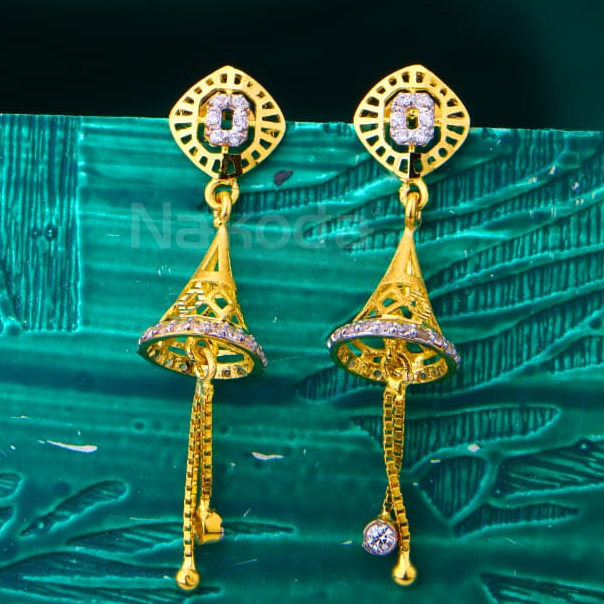 22KT Gold Ladies Fancy Jhummar Earrings LJE453
