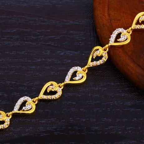 916 Gold Ladies Gorgeous Bracelet LB365