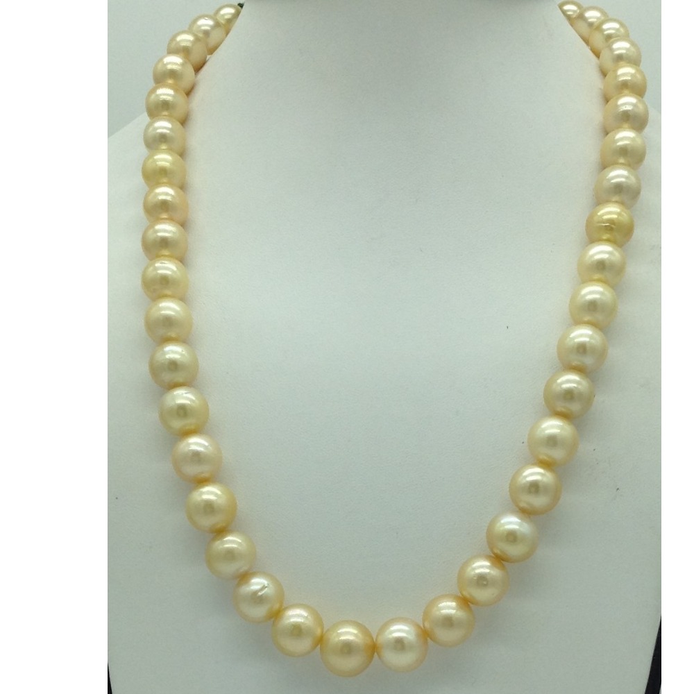 Golden round south sea pearls strand jpm0410
