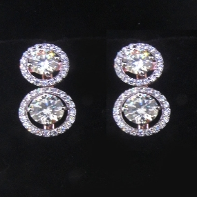 Aroha creative diamond Simulants eartops jsj0213