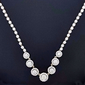 Creative diamond simulants necklace jsj0207