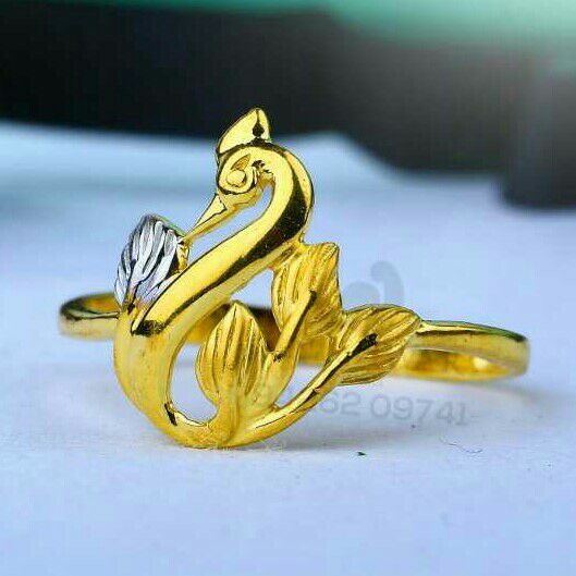 Manufacturer of 22kt gold plain casting ladies ring | Jewelxy - 104756