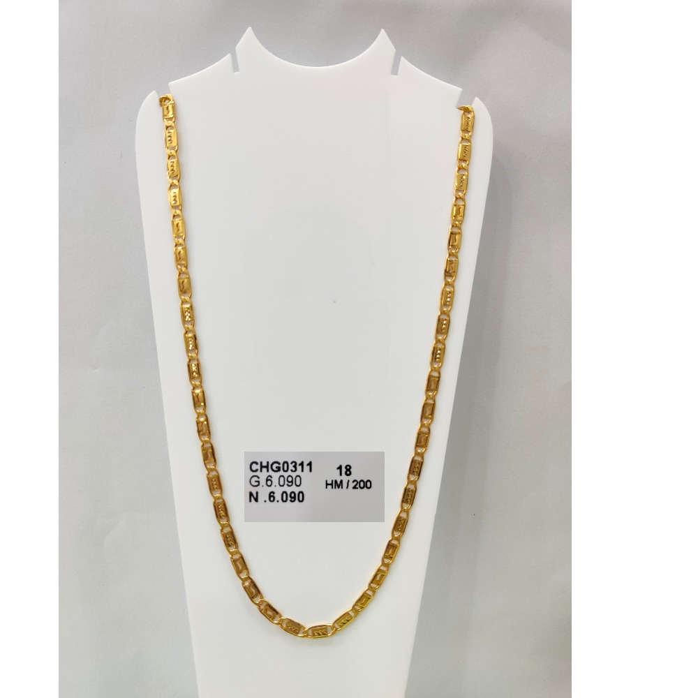 Box model hot sale gold chain