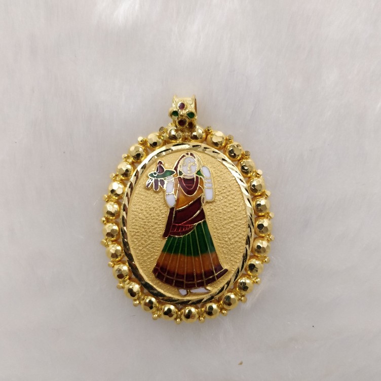 916 Gold Bhatiyani Maa Pendant