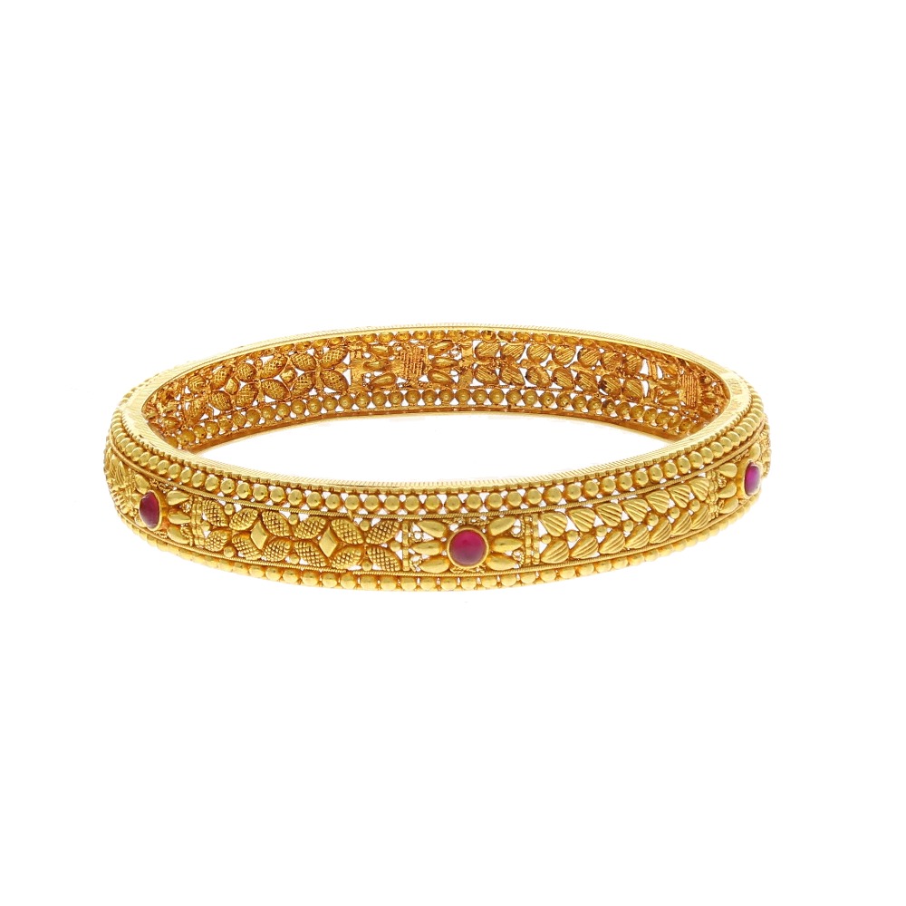 Delightful 22k Temple Gold Bangle